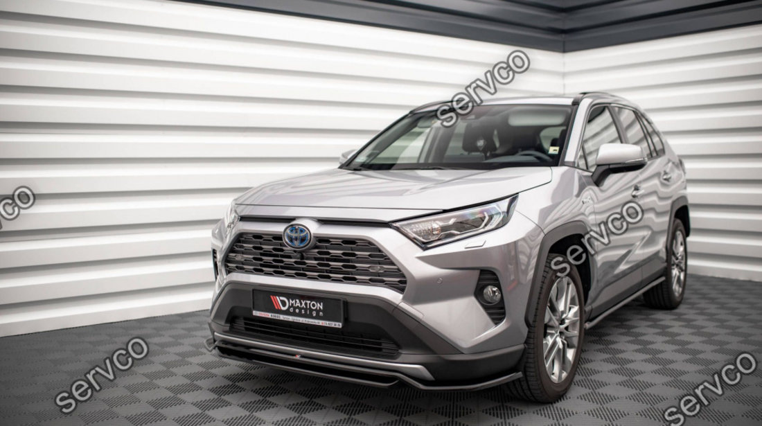 Prelungire splitter bara fata Toyota Rav 4 Mk5 2019-v1 - Maxton Design