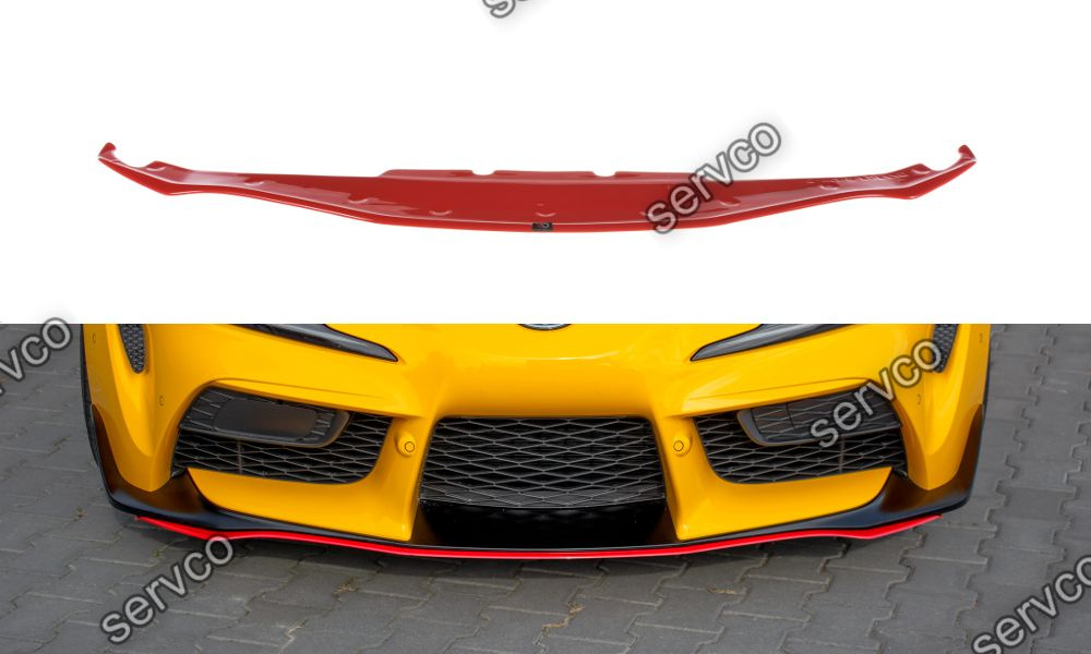 Prelungire splitter bara fata Toyota Supra Mk5 2019- v3 - Maxton Design