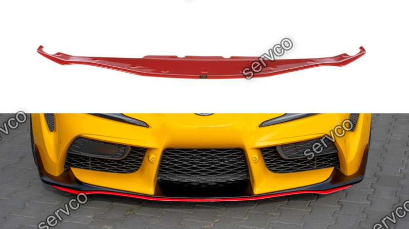 Prelungire splitter bara fata Toyota Supra Mk5 2019- v3 - Maxton Design