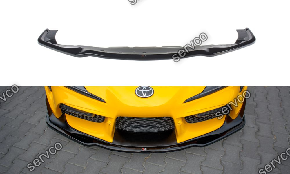 Prelungire splitter bara fata Toyota Supra Mk5 2019- v2 - Maxton Design