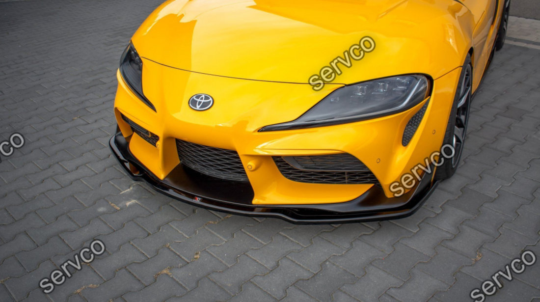 Prelungire splitter bara fata Toyota Supra Mk5 2019- v2 - Maxton Design