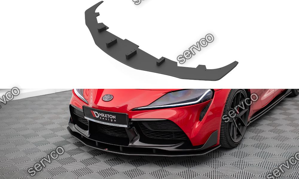 Prelungire splitter bara fata Toyota Supra Mk5 2019- v5 - Maxton Design