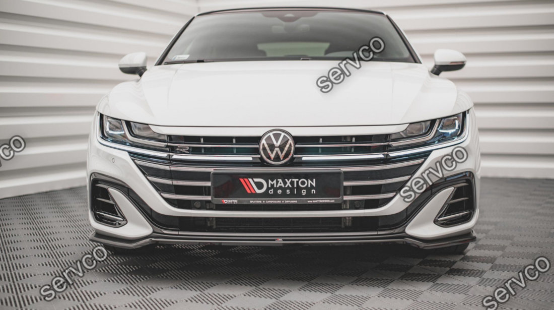 Prelungire splitter bara fata Volkswagen Arteon R-Line Facelift 2020- v9 - Maxton Design