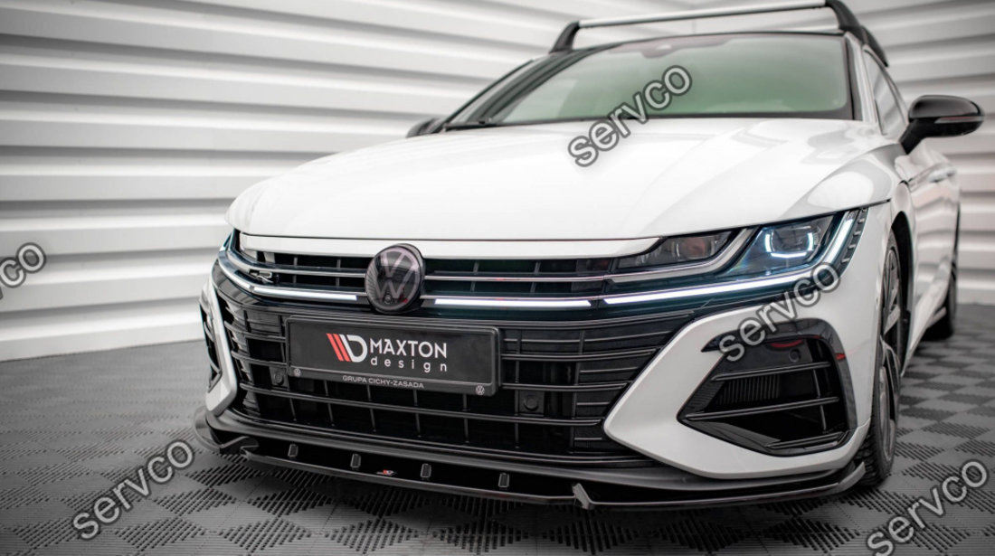 Prelungire splitter bara fata Volkswagen Arteon R 2020- v12 - Maxton Design
