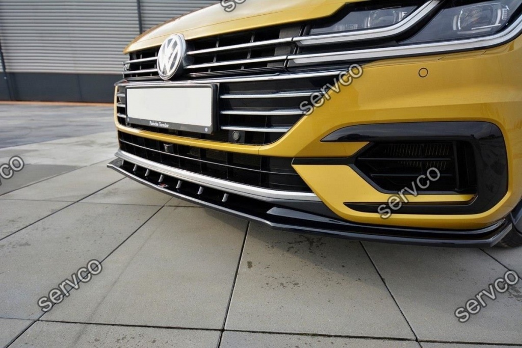 Prelungire splitter bara fata Volkswagen Arteon 2017- v3 - Maxton Design