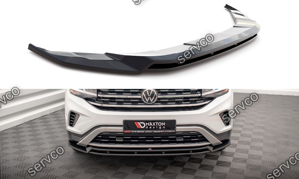 Prelungire splitter bara fata Volkswagen Atlas Cross Sport 2020- v2 - Maxton Design