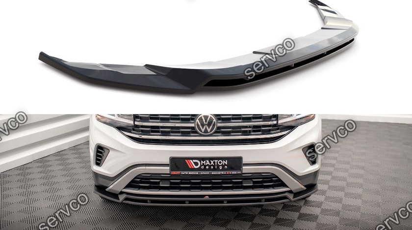 Prelungire splitter bara fata Volkswagen Atlas Cross Sport 2020- v2 - Maxton Design