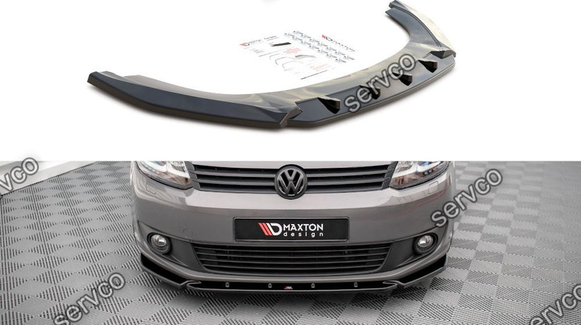 Prelungire splitter bara fata Volkswagen Caddy Mk3 Facelift 2010-2015 v1 - Maxton Design