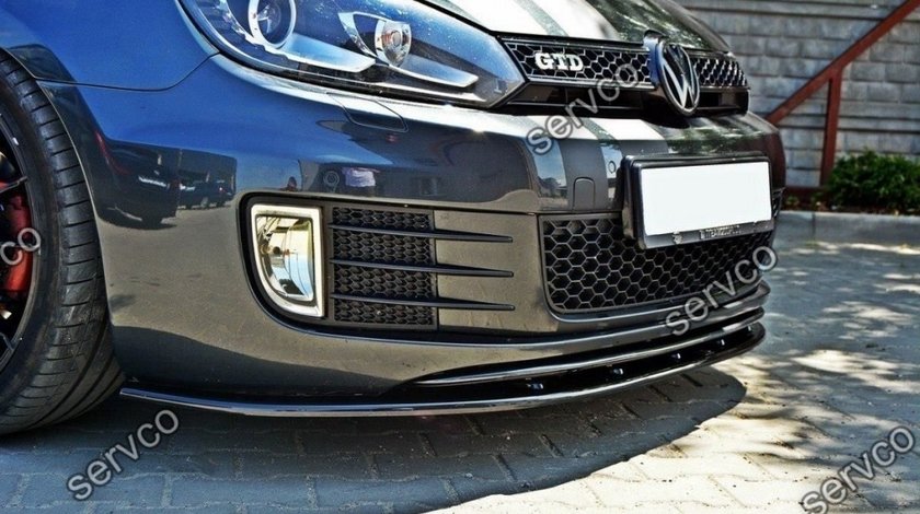 Prelungire splitter bara fata Volkswagen Golf 6 GTI 2008-2012 v5 - Maxton Design