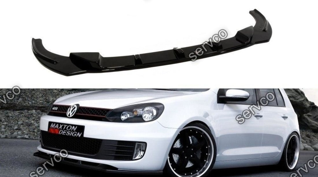 Prelungire splitter bara fata Volkswagen Golf 6 GTI 2008-2012 v4