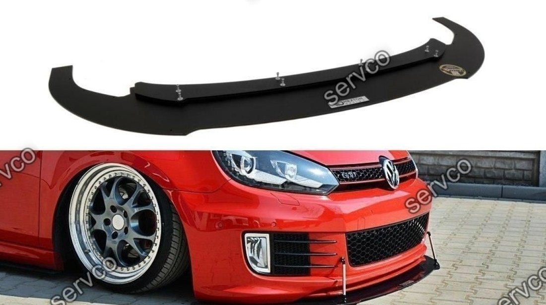 Prelungire splitter bara fata Volkswagen Golf 6 GTI 35TH 2008-2012 v7