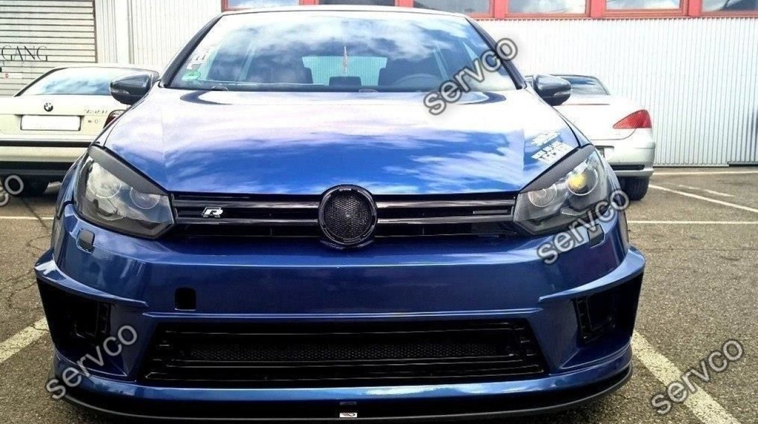 Prelungire splitter bara fata Volkswagen Golf 6 R400 2008-2012 v1