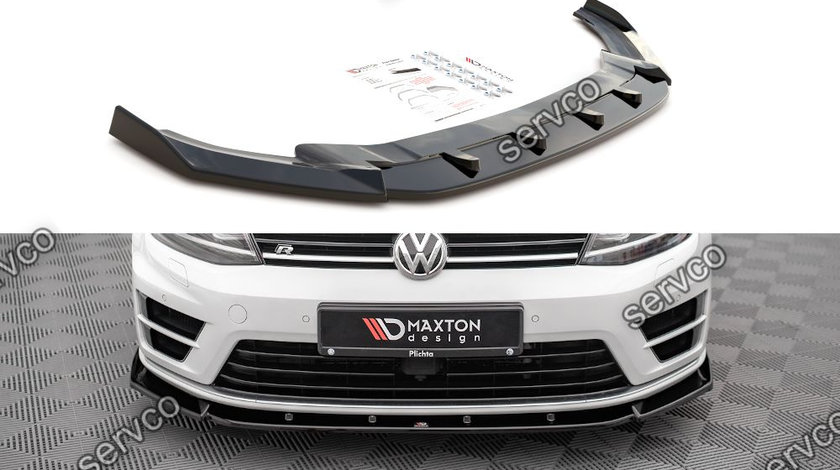 Prelungire splitter bara fata Volkswagen Golf 7 R 2013-2016 v25 - Maxton Design