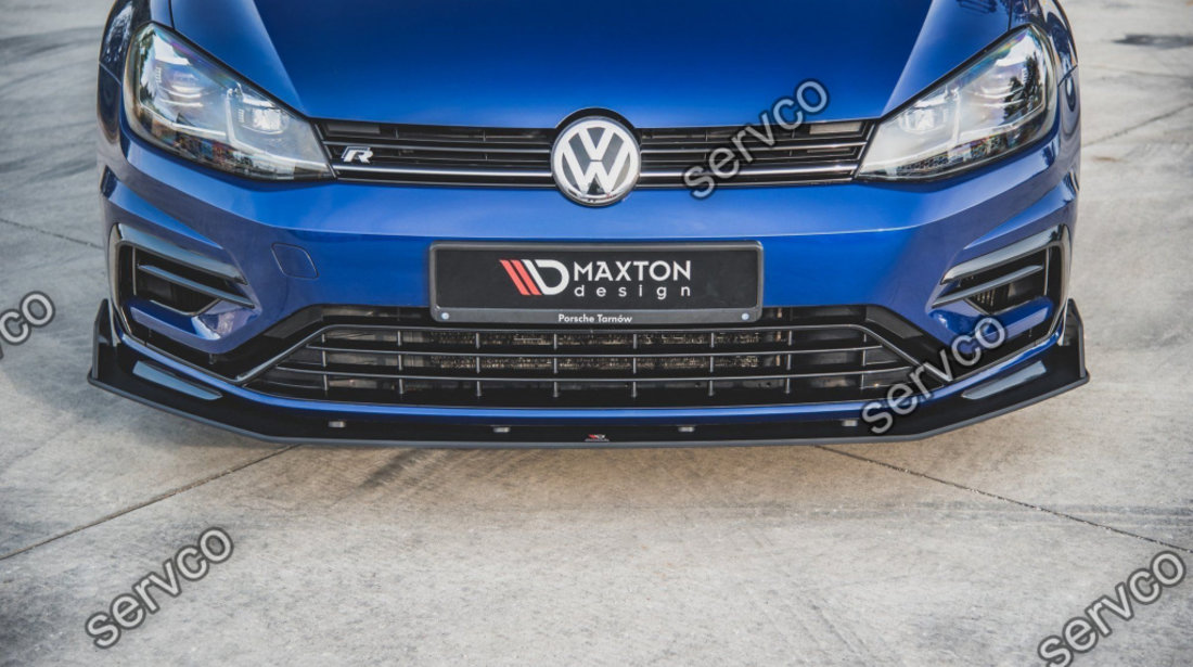 Prelungire splitter bara fata Volkswagen Golf 7 R Facelift 2017-2020 v18 - Maxton Design