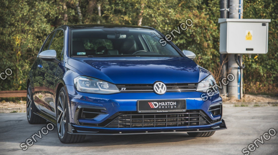 Prelungire splitter bara fata Volkswagen Golf 7 R Facelift 2017-2020 v18 - Maxton Design