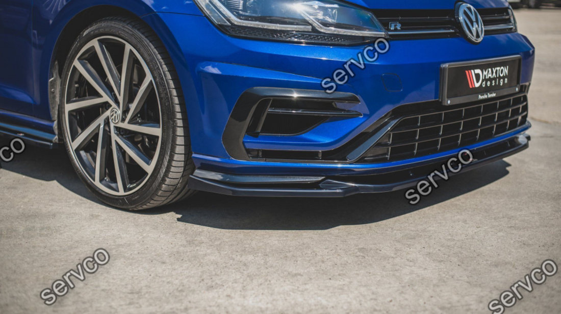 Prelungire splitter bara fata Volkswagen Golf 7 R Facelift 2017-2020 v15 - Maxton Design