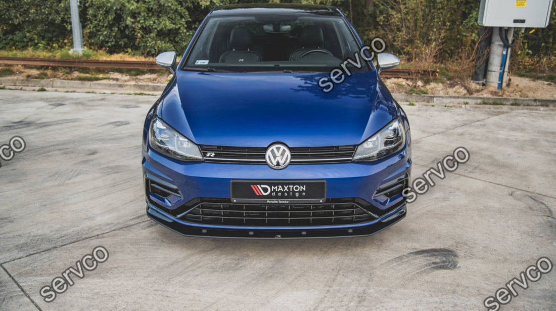 Prelungire splitter bara fata Volkswagen Golf 7 R Facelift 2017-2020 v16 - Maxton Design