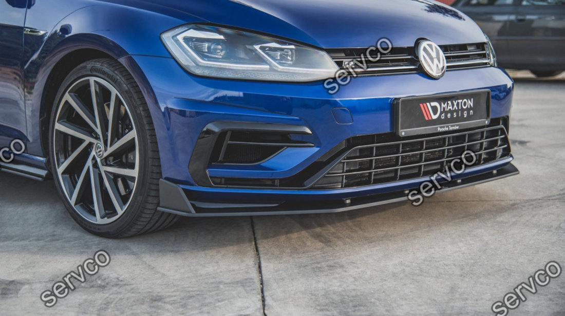 Prelungire splitter bara fata Volkswagen Golf 7 R Facelift 2017-2020 v18 - Maxton Design