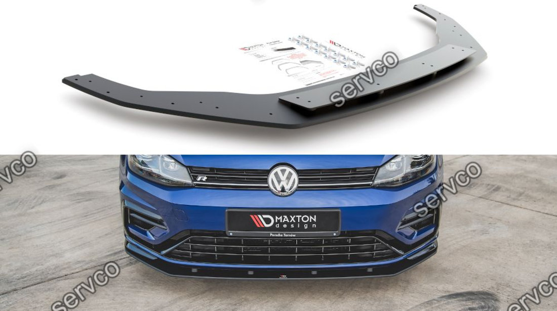 Prelungire splitter bara fata Volkswagen Golf 7 R Facelift 2017-2020 v16 - Maxton Design