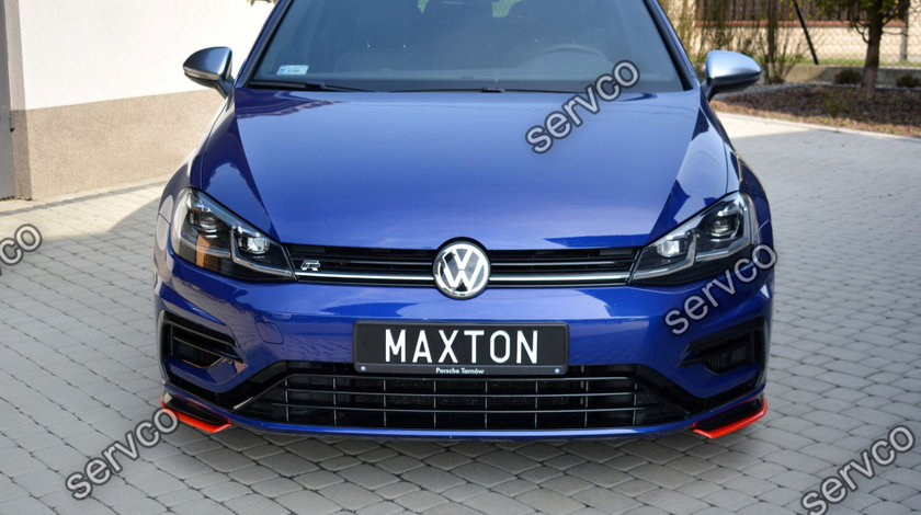 Prelungire splitter bara fata Volkswagen Golf 7 R Facelift 2017- v21 - Maxton Design