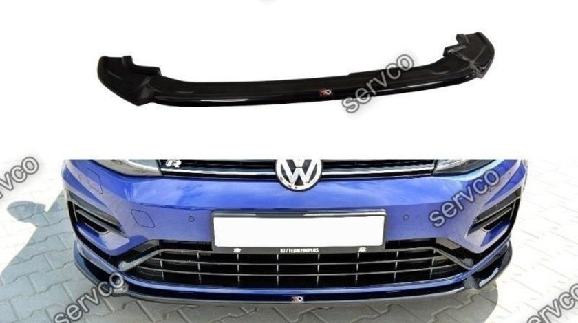 Prelungire splitter bara fata Volkswagen Golf 7 R Facelift 2017- v17 - Maxton Design