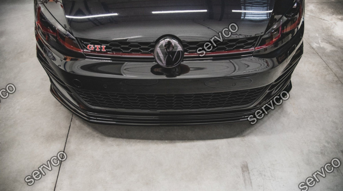 Prelungire splitter bara fata Volkswagen Golf 7 GTI TCR 2019 v1 - Maxton Design