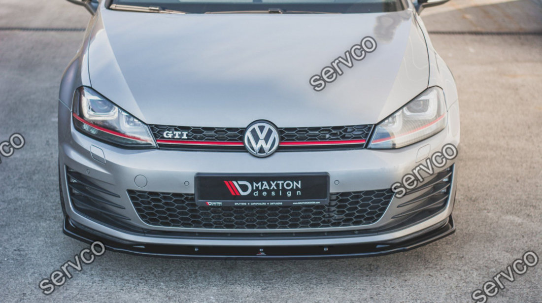 Prelungire splitter bara fata Volkswagen Golf 7 GTI 2012-2017 v4 - Maxton Design