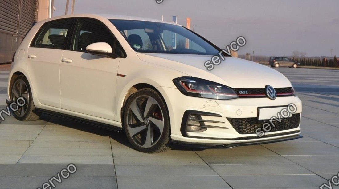 Prelungire splitter bara fata Volkswagen Golf 7 GTI Facelift 2017- v9