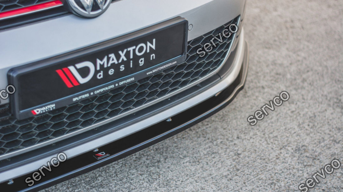 Prelungire splitter bara fata Volkswagen Golf 7 GTI 2012-2017 v4 - Maxton Design