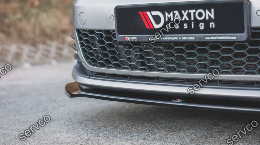 Prelungire splitter bara fata Volkswagen Golf 7 GTI 2012-2017 v5 - Maxton Design