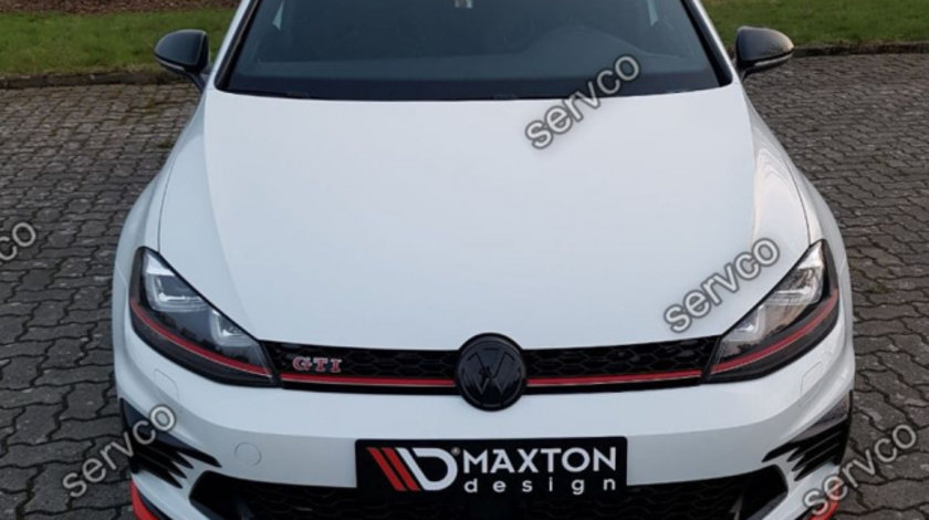 Prelungire splitter bara fata Volkswagen Golf 7 GTI Clubsport 2016-2017 v12 - Maxton Design