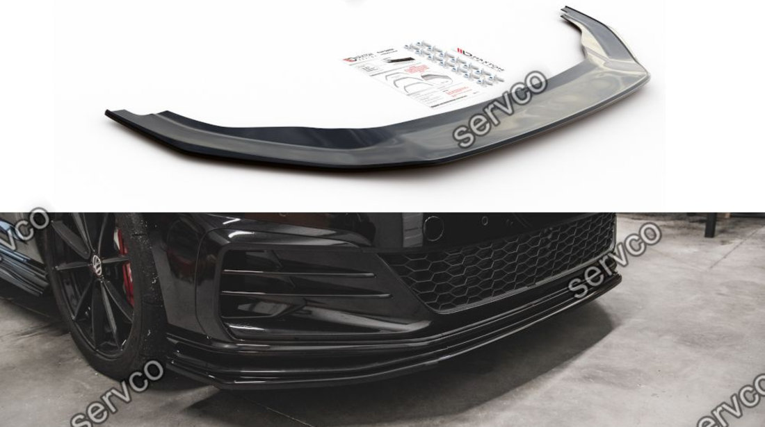 Prelungire splitter bara fata Volkswagen Golf 7 GTI TCR 2019 v1 - Maxton Design