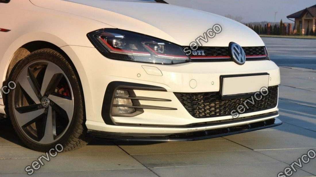 Prelungire splitter bara fata Volkswagen Golf 7 GTI Facelift 2017- v10 - Maxton Design