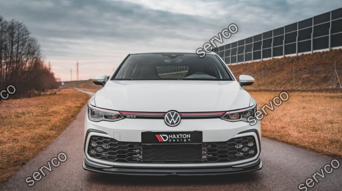 Prelungire splitter bara fata Volkswagen Golf 8 GTI 2020- v7 - Maxton Design