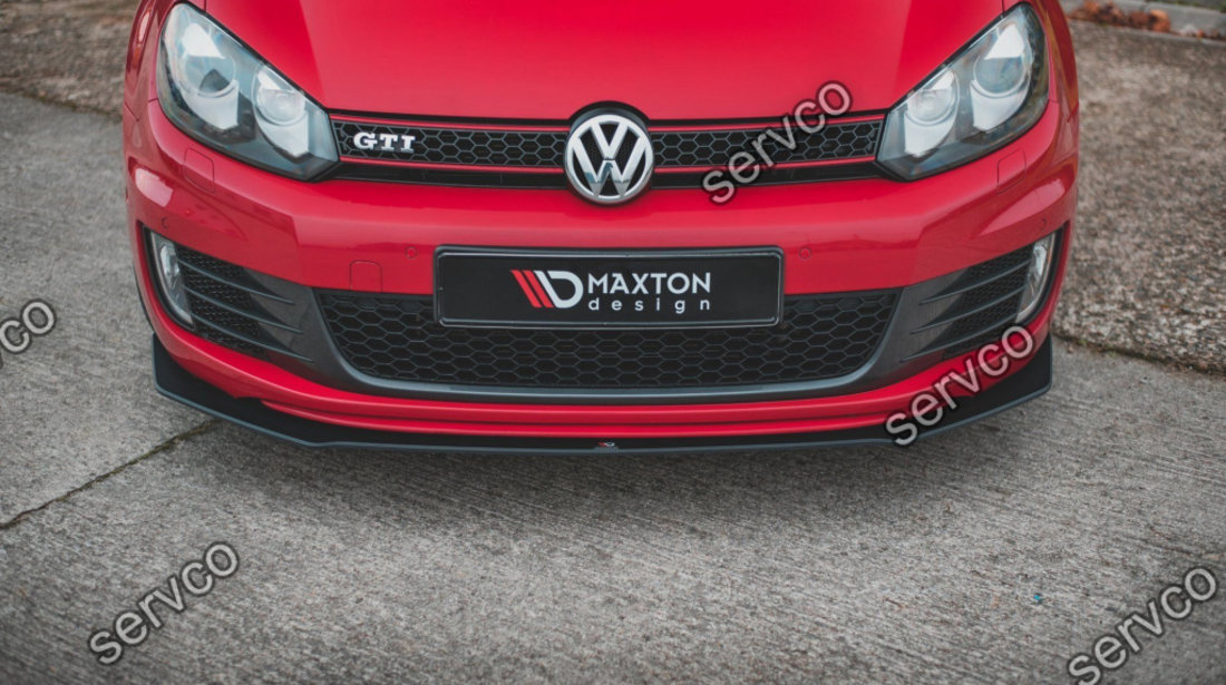 Prelungire splitter bara fata Volkswagen Golf GTI Mk6 2008-2012 v10 - Maxton Design