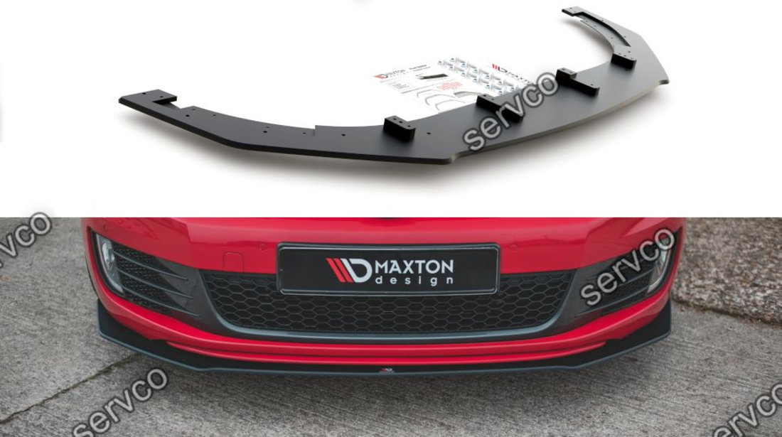 Prelungire splitter bara fata Volkswagen Golf GTI Mk6 2008-2012 v10 - Maxton Design