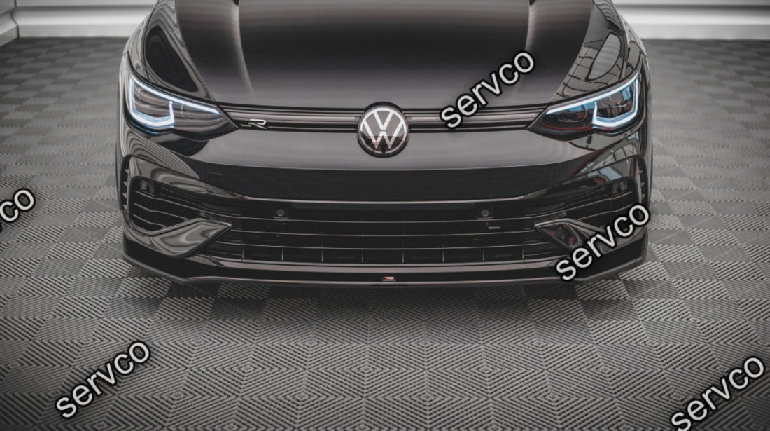 Prelungire splitter bara fata Volkswagen Golf R Mk 8 2020- v21 - Maxton Design