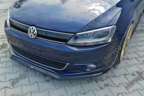 Prelungire splitter bara fata Volkswagen Jetta Mk6 Sedan 2011-2014 v3 - Maxton Design