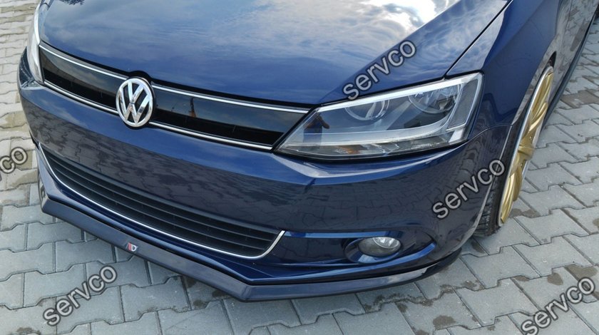 Prelungire splitter bara fata Volkswagen Jetta Mk6 Sedan 2011-2014 v3 - Maxton Design