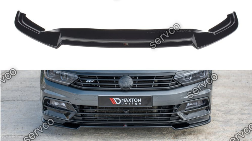 Prelungire splitter bara fata Volkswagen Passat B8 R-Line 2015- v10 - Maxton Design