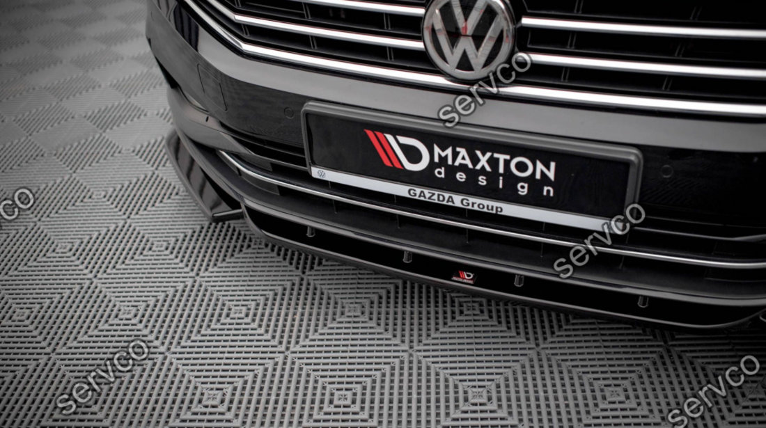 Prelungire splitter bara fata Volkswagen Passat B8 Facelift 2019- v13 - Maxton Design