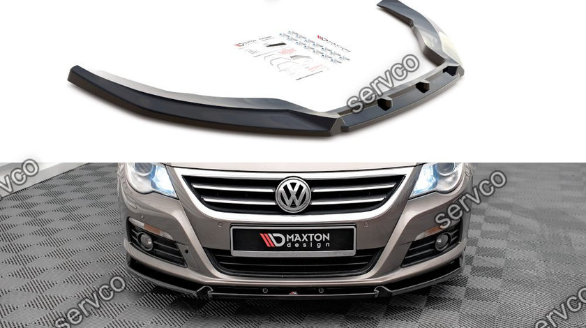 Prelungire splitter bara fata Volkswagen Passat CC 2008-2012 v5 - Maxton Design