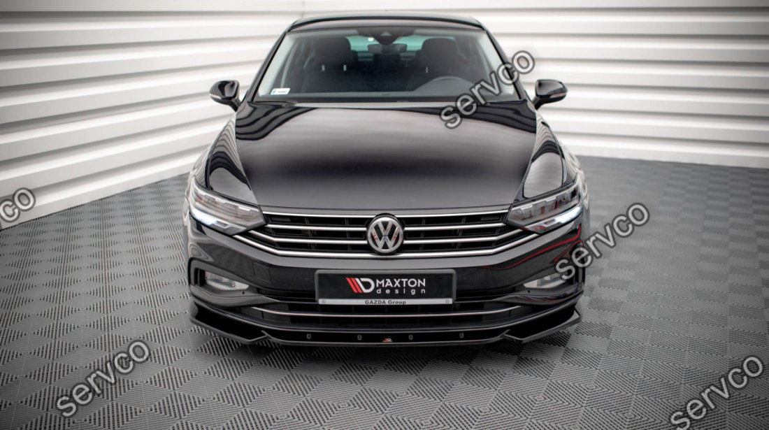 Prelungire splitter bara fata Volkswagen Passat B8 Facelift 2019- v13 - Maxton Design