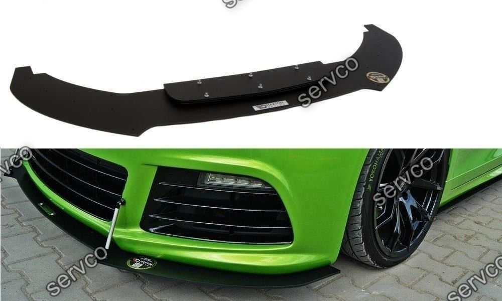 Prelungire splitter bara fata Volkswagen Scirocco R Mk3 2009-2013 v3 - Maxton Design