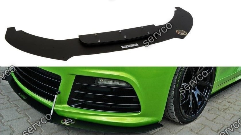 Prelungire splitter bara fata Volkswagen Scirocco R Mk3 2009-2013 v3 - Maxton Design