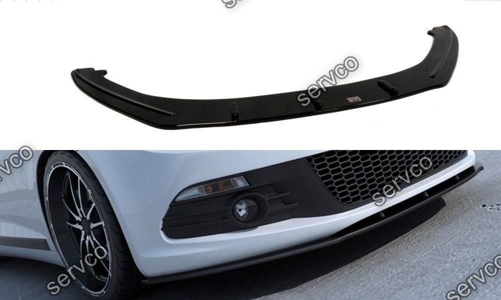 Prelungire splitter bara fata Volkswagen Scirocco Mk3 2008-2014 v1 - Maxton Design