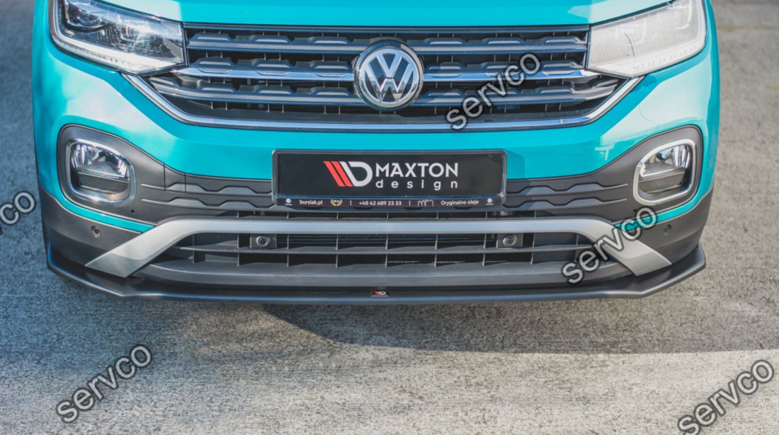 Prelungire splitter bara fata Volkswagen T-Cross 2018- v1 - Maxton Design