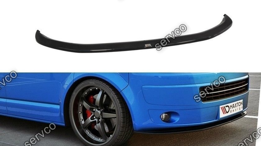 Prelungire splitter bara fata Volkswagen T5 Facelift 2009-2015 v3 - Maxton Design