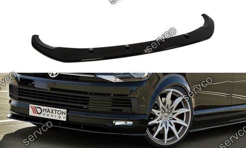 Prelungire splitter bara fata Volkswagen T6 2015- v1 - Maxton Design