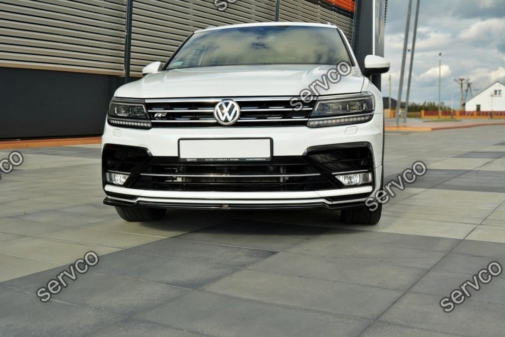 Prelungire splitter bara fata Volkswagen Tiguan Mk2 R-Line 2015- v1 - Maxton Design